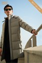 WAJKBD200M - XI MĂNG_2 Ảnh của Áo jacket 3 lớp dáng dài
